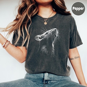 Rat Shirt, Rat Lover Shirt, Rat Gifts, Comfort Colors Rat Tee, Gift for Rat Owner, For Animal Lover, Pet Parent Shirt, Animal Lover T Shirt