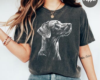 Vizsla Shirt, Vizsla T shirt, Vizsla Mom Shirt, Vizsla Dad Shirt, Vizla Shirt, Vizsla, Vizsla Dog Mom Shirt, Cute Retro Vizsla Tee for Women