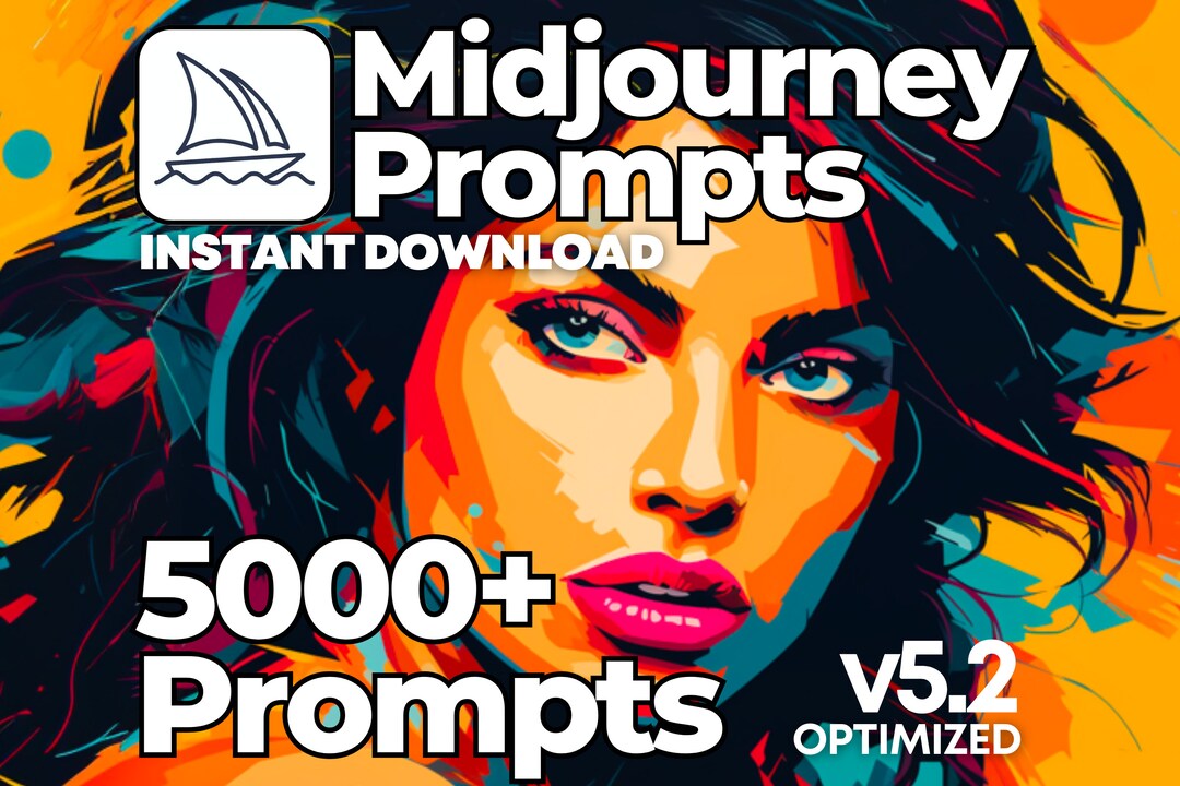 5001 Midjourney Prompts Collection AI Art Instant Download Copy Paste