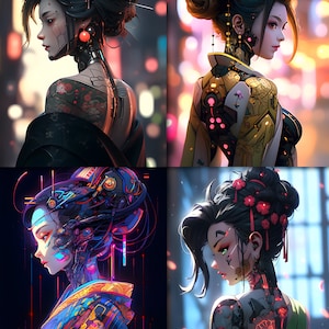Gueixa Cyberpunk