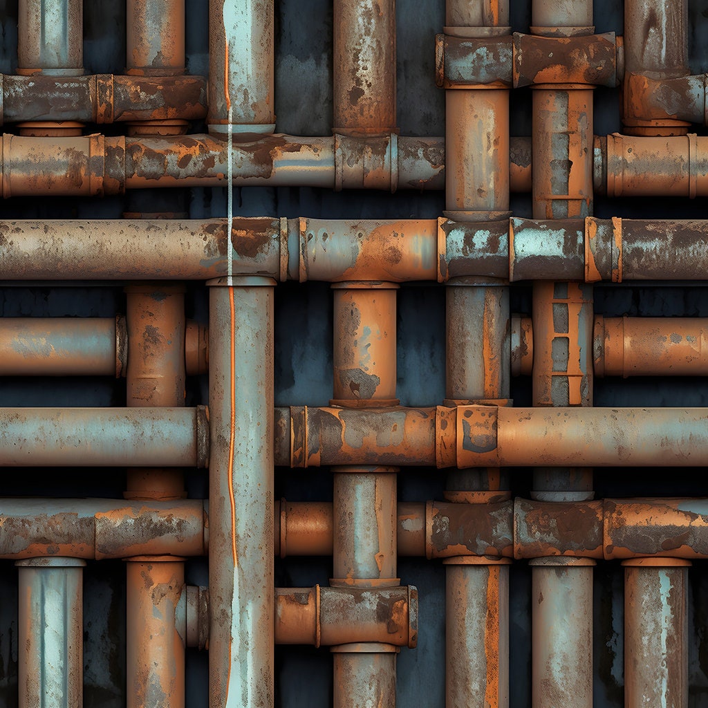 Gritty Pipes Seamless Patterns - Etsy