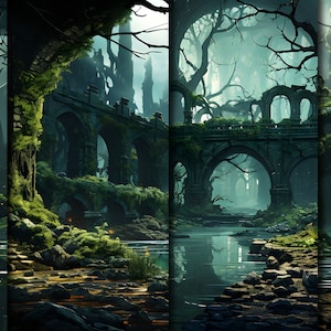Medieval Castle ruins collection 2