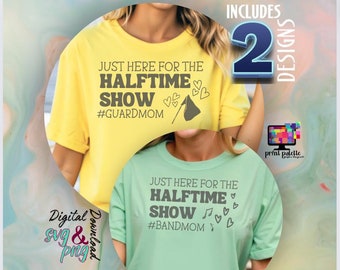 Halftime Show Band Mom Design, Colorguard SVG PNG (Digital Download)