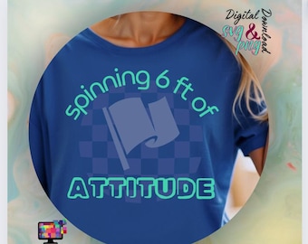 Color Guard Attitude Design (SVG, PNG Digital Download)