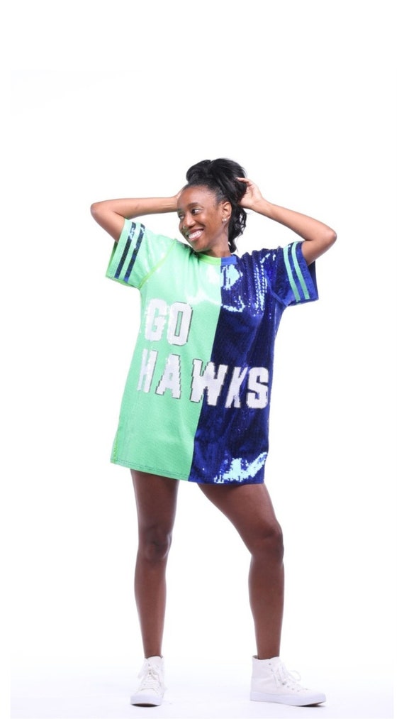 Sequin football best sale jersey dress