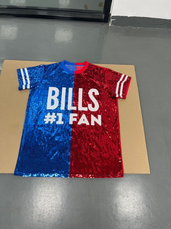 Sequin Buffalo Football Jersey Dress 
