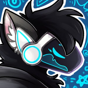 custom furry art commission personalized profile picture icon fursona original character digital art : Cute Custom Furry Art image 4