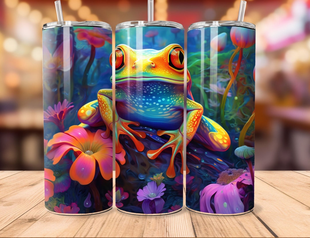Frog Tumbler Wrap | Animal Wrap Sublimation | Skinny Tumbler 20oz ...