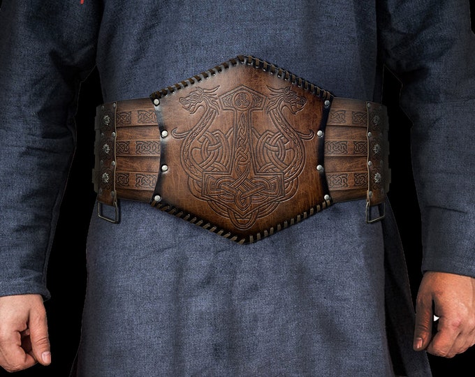 Viking Belt, Norse Belt, Tribal Belt, Nordic Belt, Troll Cross Belt ...