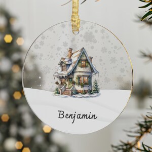 Personalized Acrylic Christmas Ornament Acrylic Ornament - Etsy