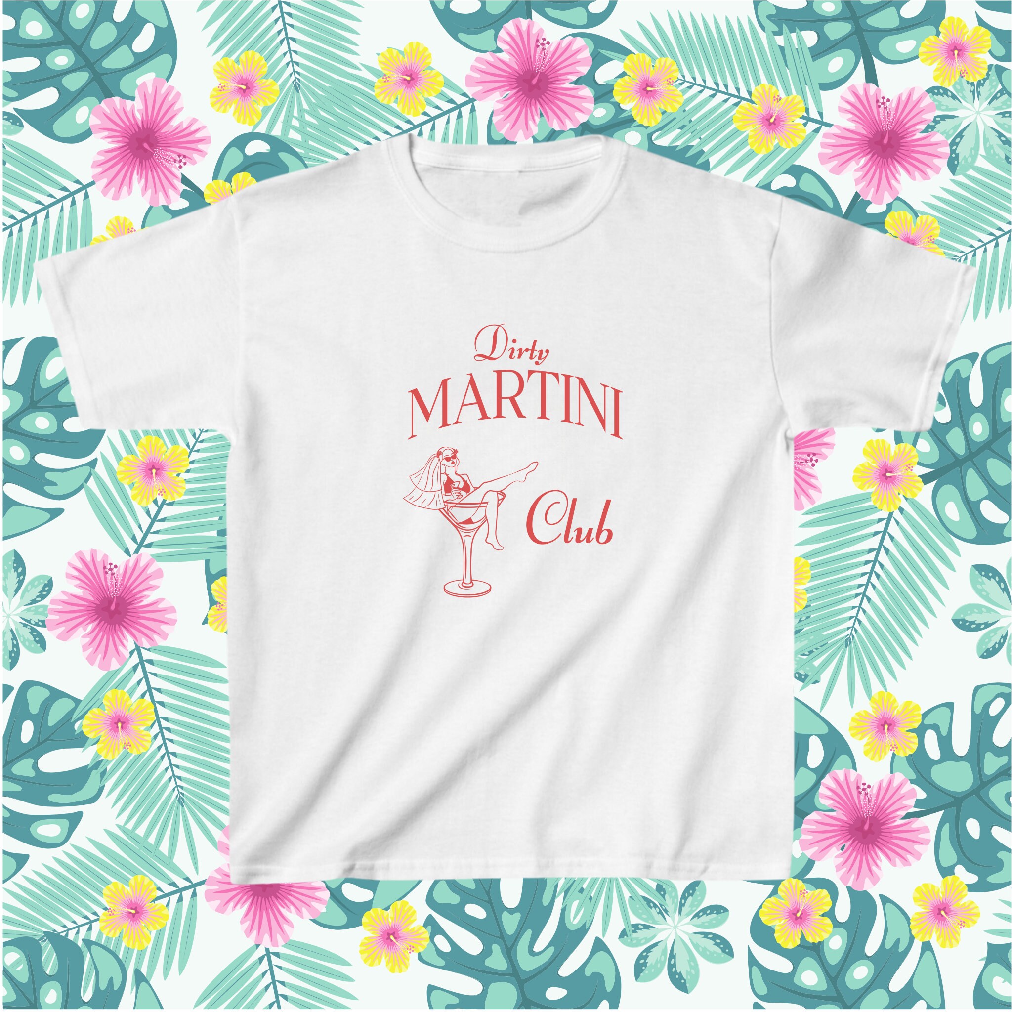Martini Girl 90s T-Shirt