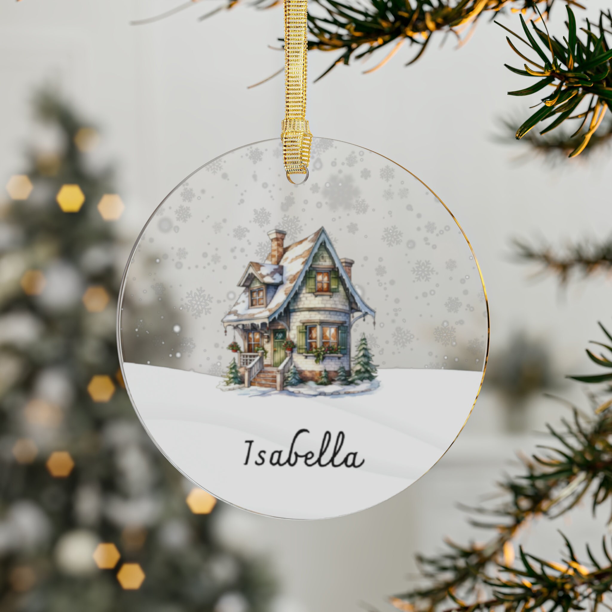 Personalized Acrylic Christmas Ornament Acrylic Ornament - Etsy