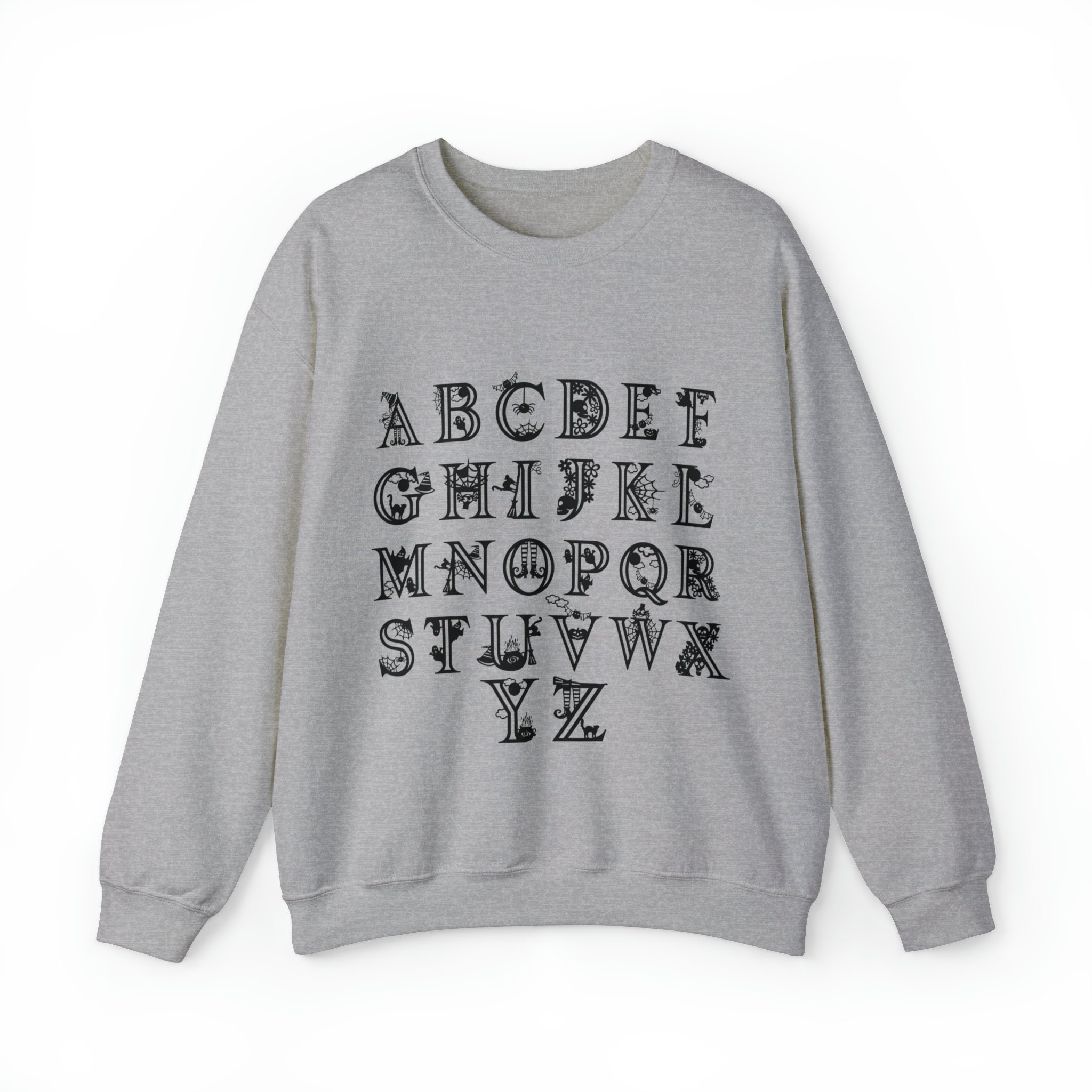 Discover Halloween Alphabet Sweatshirt for Teachers, Gifts for Teachers, Teaching Gifts, Back to School Sweatshirt, Back to School, Funny Shirt