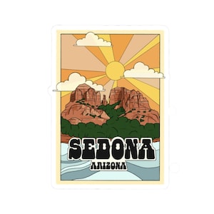 Sedona Arizona Vintage-Aufkleber