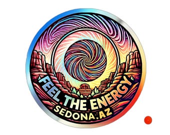 Sedona Vortex Holographic Sticker