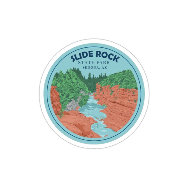 Slide Rock State Park Stickers