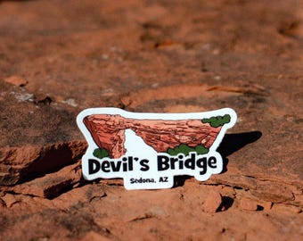 Sedona Arizona Devils Bridge Die-Cut Sticker