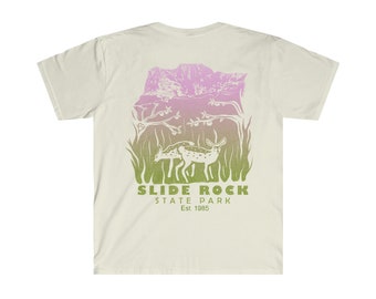 Sedona Arizona Slide Rock Gradient Soft T-Shirt