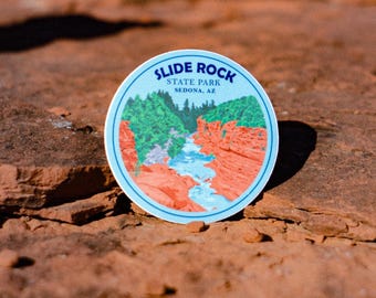Slide Rock State Park Stickers