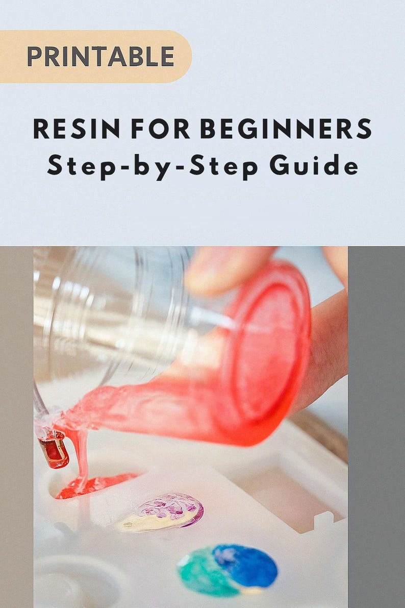 Epoxy Resin for Beginners Guide | Resin Art Tutorial PDF | How to Use ...