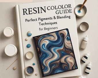 Guía de mezcla de colores de resina epoxi / Técnicas de mezcla de pigmentos (PDF digital)