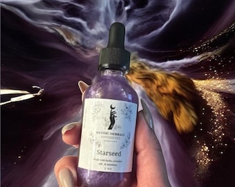 STARSEED Luxe Body Intention Oil - Infused w/ Amethyst Crystals