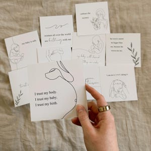 Afirmaciones de nacimiento — Lote de 40 — DESCARGA DIGITAL