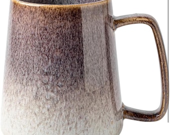 Large Ceramic Mug 24oz, Big handle from comfortable handling