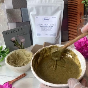 HibiscusOrganicShop: All-in-One Ayurvedic Natural Hair Shampoo, Hair Conditioner and Hair Mask