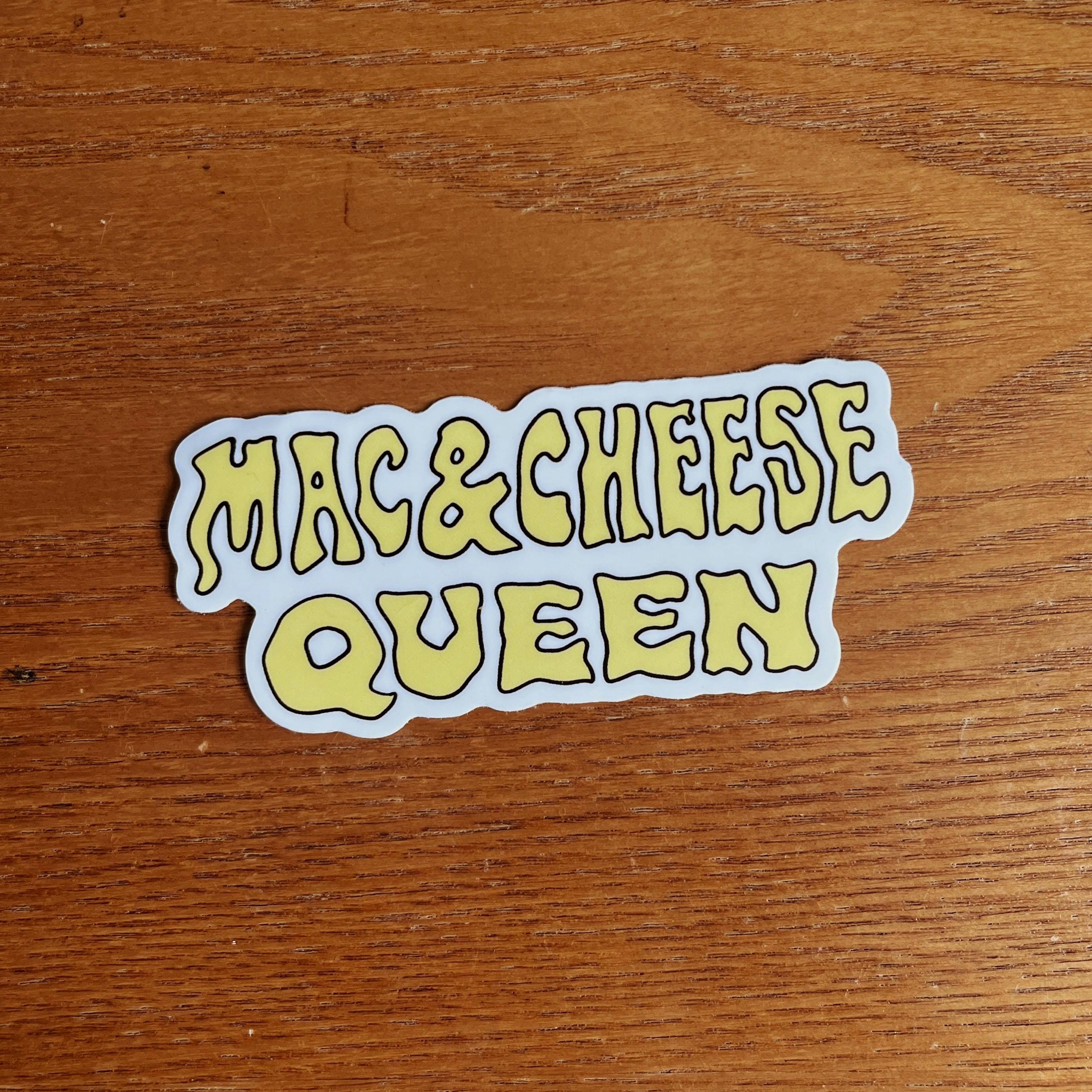 Mac & Cheese Queen Sticker | Food Fan Vinyl Decal - Etsy