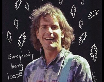 bobby weir | everybody hang loose | 3" vinyl sticker | grateful dead | dead co