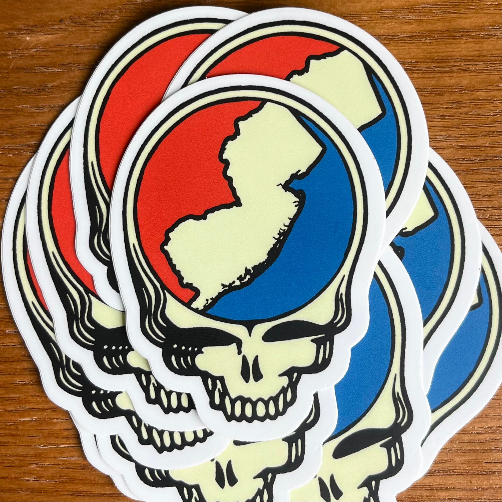 Chicago Blackhawks Grateful Dead T Shirt Mens Steal Your Face Skull Logo Y2K