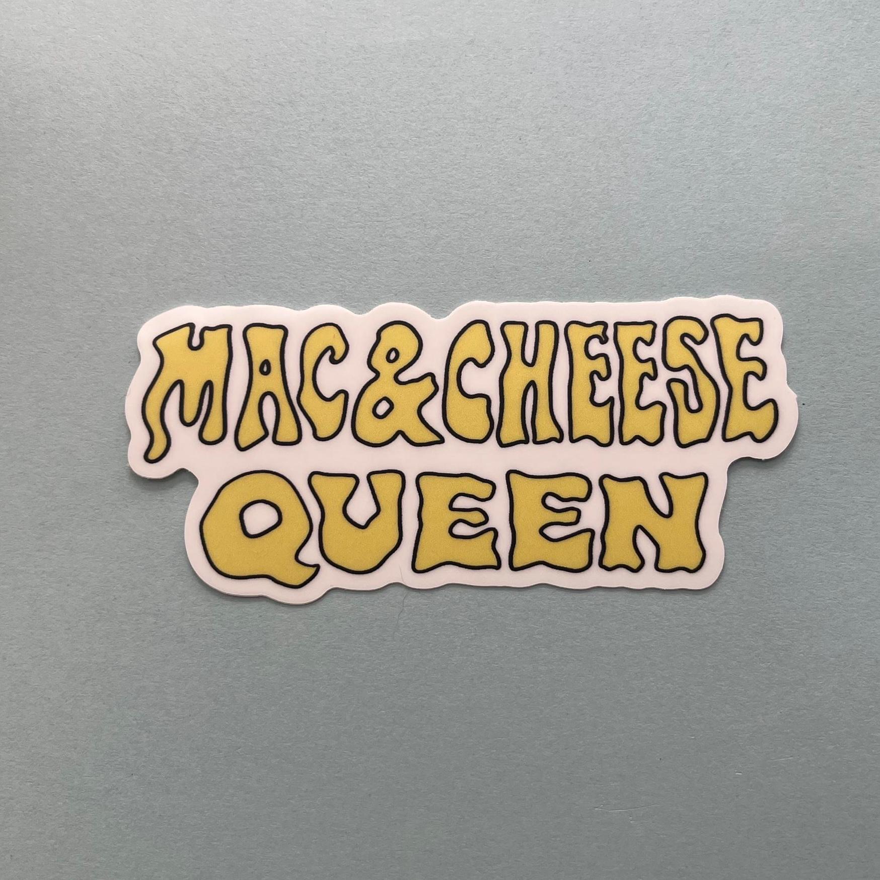 Mac & Cheese Queen Sticker | Food Fan Vinyl Decal - Etsy
