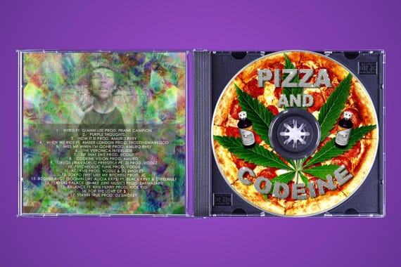 Chris Travis Pizza and Codeine CD - Etsy