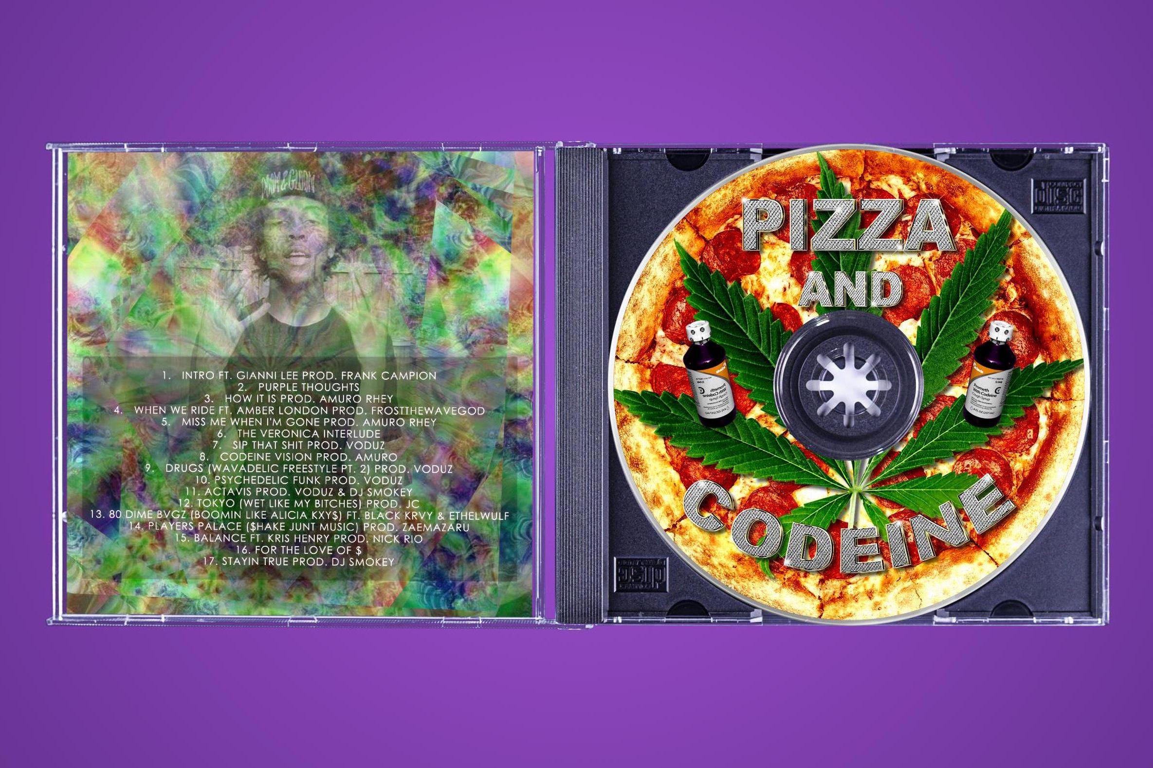 Chris Travis Pizza and Codeine CD - Etsy Canada