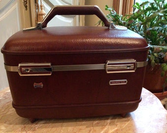 VINTAGE AMERICAN TOURISTER Cosmetic/Toiletries Small Travel Suitcase