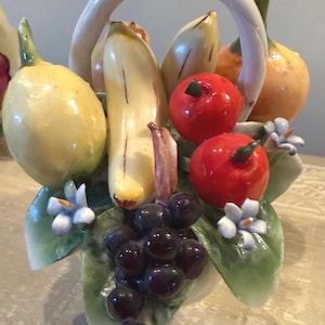 Capodimonte Fruit - Etsy