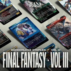 FinalFantasy MTG プロキシーセット Vol. 3 | ヒーロー – クラウド・ストライフ、セフィロス、ライトニングなど、統率者戦の定番カード