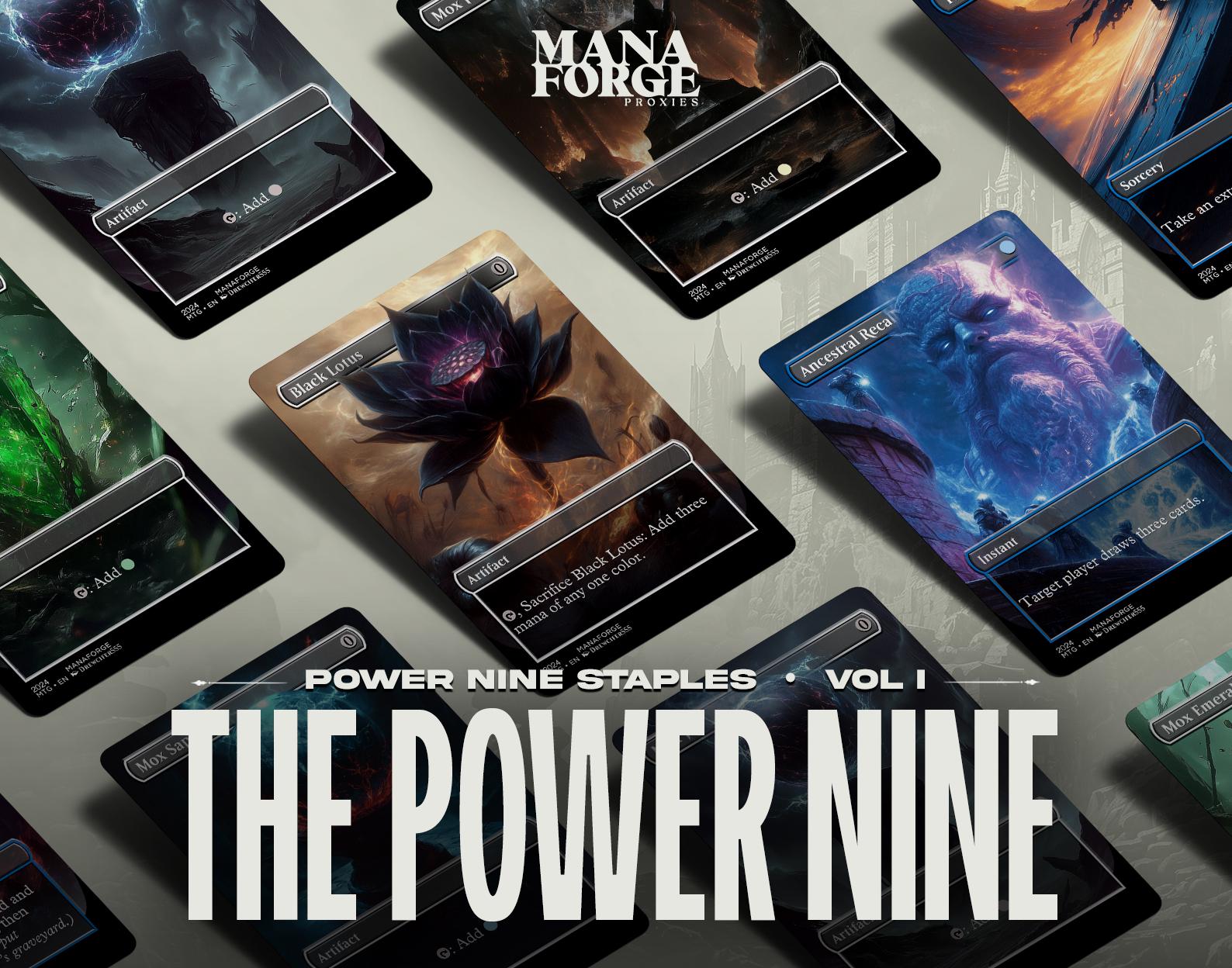 Magic the Gathering Power Nine - Etsy