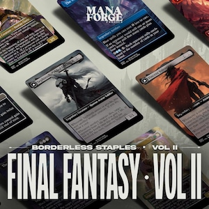 ファイナルファンタジー MTG プロキシセット Vol.2 | フルアート統率者カード（セフィロス、ユウナ、ヴィンセント、クリスタル） | マジック：ザ・ギャザリング プロキシ