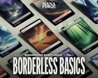 MTG Pixel Basic Lands 沼 20x MTG Pixel Themed Basic Lands Alternate Art High Quality