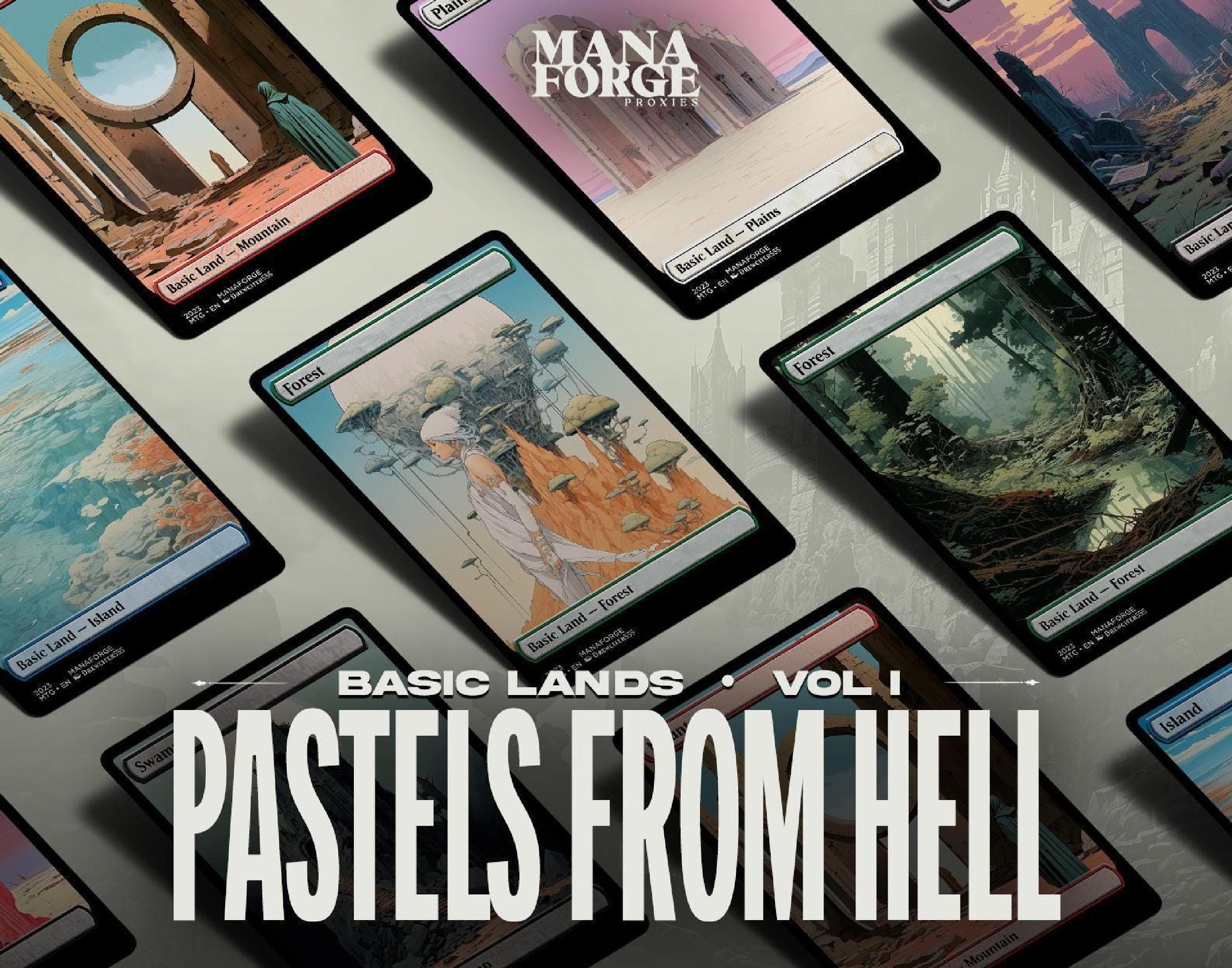 Mtg Pixel Lands - Etsy
