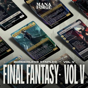 ファイナルファンタジー レジェンド MTG プロキシバンドル | 第5弾 – クラウド、バハムート、ナイツ・オブ・ラウンドなど、統率者戦の定番カード
