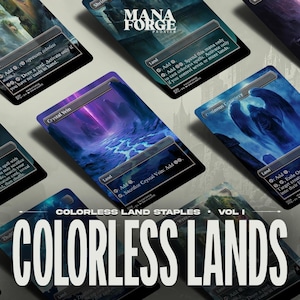 MTG Dual Lands-proxy's: kleurloze EDH-nietjes voor Commander-decks