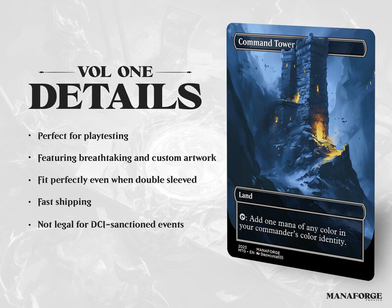 EDH Land Staples Proxies Full Art MTG EDH Lands Set Volume One Etsy