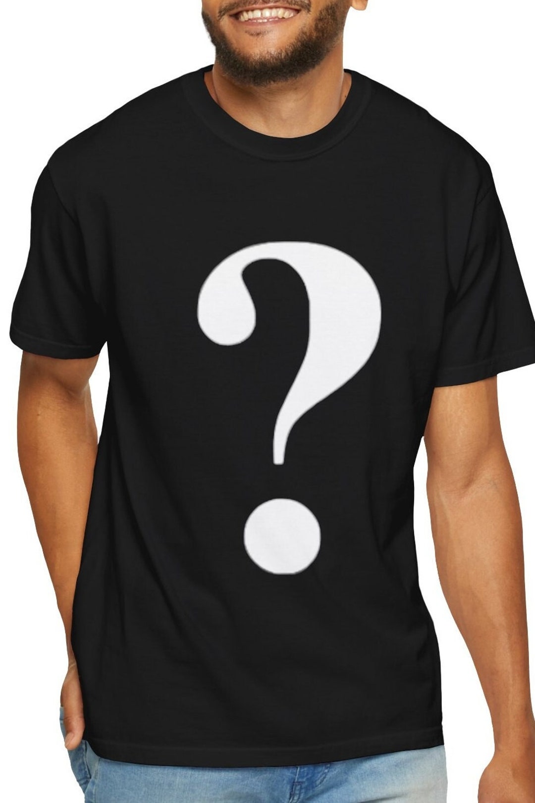 Unique Design Tshirt, Question Mark Shirt,curious T-shirt, Unisex ...