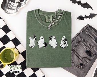 Bernedoodle Halloween Shirt, Cute Ghost Dog Shirt, Bernedoodle Gifts, Dog Mom Gifts, Dog Dad Gifts, Bernedoodle Mom Shirt