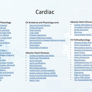 Notas de SRNA/CRNA cardíaco, notas de anestesia y yo
