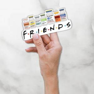 BOGO Anesthesia Stickers! Buy One Get One FREE FRIENDS Drugs