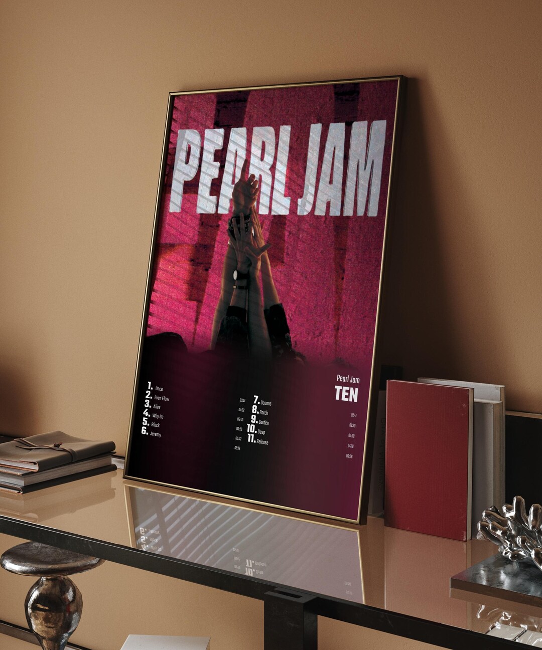 Pearl Jam Ten Album Cover Poster for Home Wall Art - Etsy